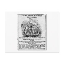 Anúncio de Circo Nacional Excelente de Lent