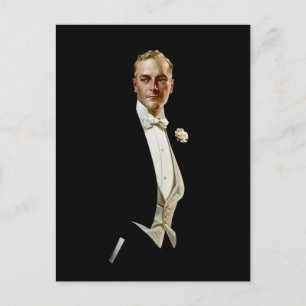 Cartão Postal Anúncio de colarinho de camisa por Leyendecker