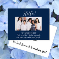 Anúncio de Foto "Somos Novos na Vizinhança"