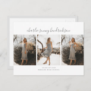 Cartão Postal Anúncio de Graduação Triad