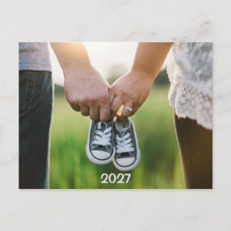 Cartão Postal Anúncio de gravidez fotográfica de 2027