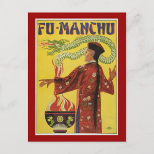 Cartão Postal Anúncio de Mágico Fu-Manchu