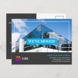 Cartão Postal Anúncio de Movimentação de Negócios