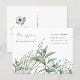 Cartão Postal Anúncio de Movimentação do Escritório de Negócios 