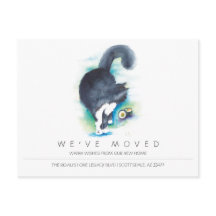 Anúncio de Movimentação do Novo Gato de Aquarela