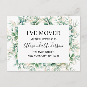 Cartão Postal Anúncio de Movimentação do Orçamento Eucalyptu