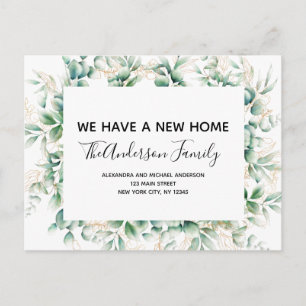 Cartão Postal Anúncio de Movimentação do Orçamento Eucalyptus Gr