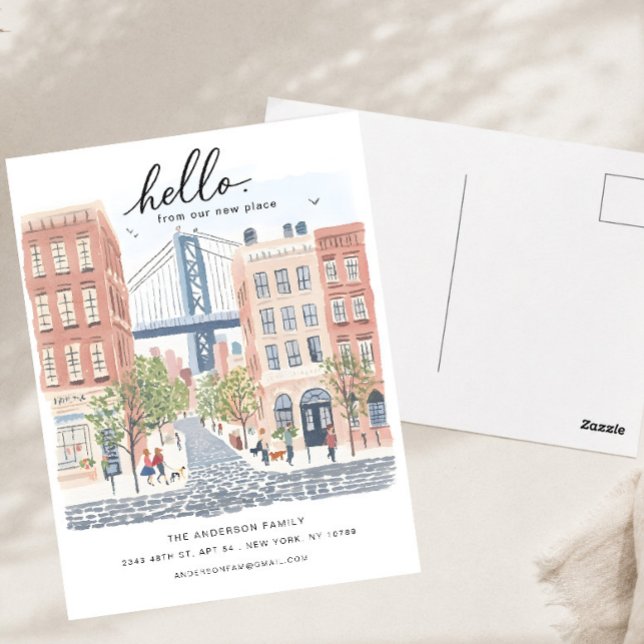 Cartão Postal Anúncio de Mudança de Brooklyn Postard (Criador carregado)