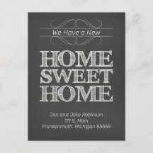 Anúncio de mudança de endereço no país