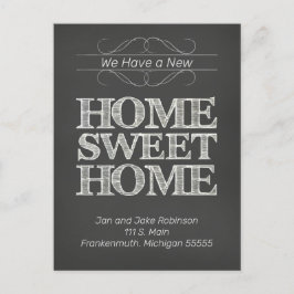 Cartão Postal Anúncio de mudança de endereço no país