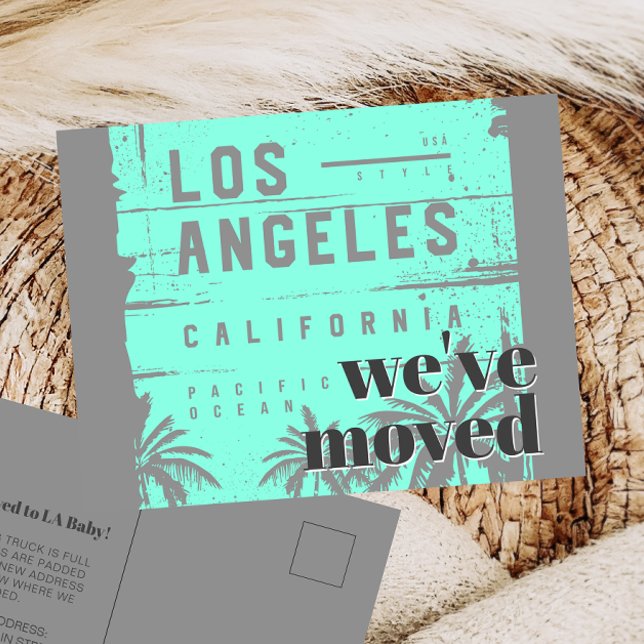 Cartão Postal Anúncio de Mudança para Los Angeles Postcard (Criador carregado)