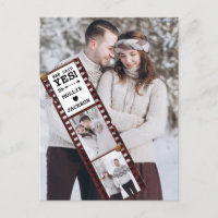 Anúncio De noivado Ela Disse Sim Foto