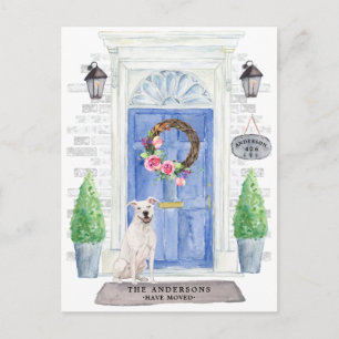 Cartão Postal Anúncio de TerrierMoving do Staffordshire America