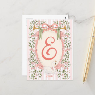 Cartão Postal Anúncio do Bebê - Princesa Cisne