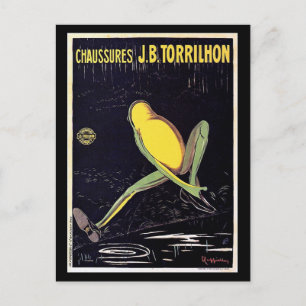 Cartão Postal Anúncio do Calçado Vintage