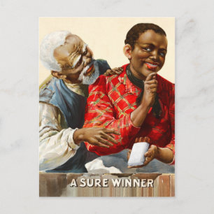 Cartão Postal Anúncio do Cigarro Vintage