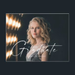 Cartão Postal Anúncio do formando 2023 com script moderno<br><div class="desc">Anúncio do formando 2023 do script moderno</div>