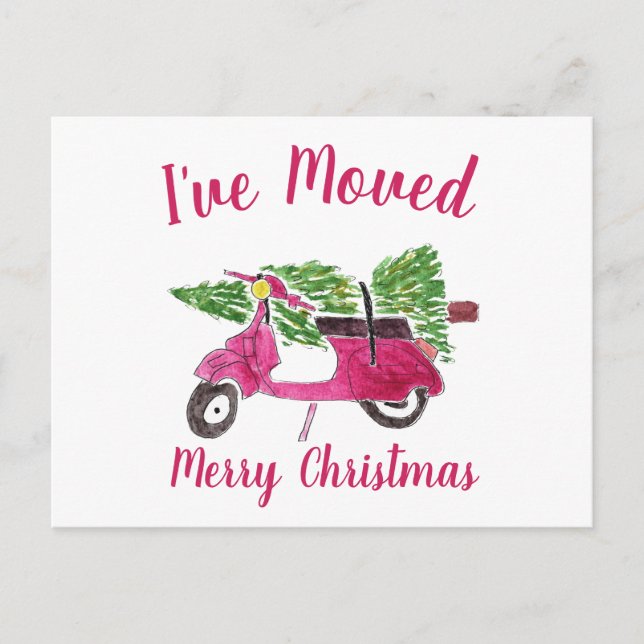 Cartão Postal Anúncio em Movimento | Nova casa para as festas (Frente)