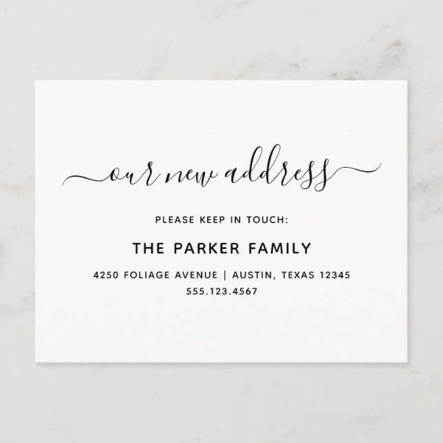 Cartão Postal Anúncio em Movimento | Script Simples (Frente)