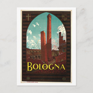 Cartão Postal Anúncio italiano do viagem do 1920 da Bolonha do