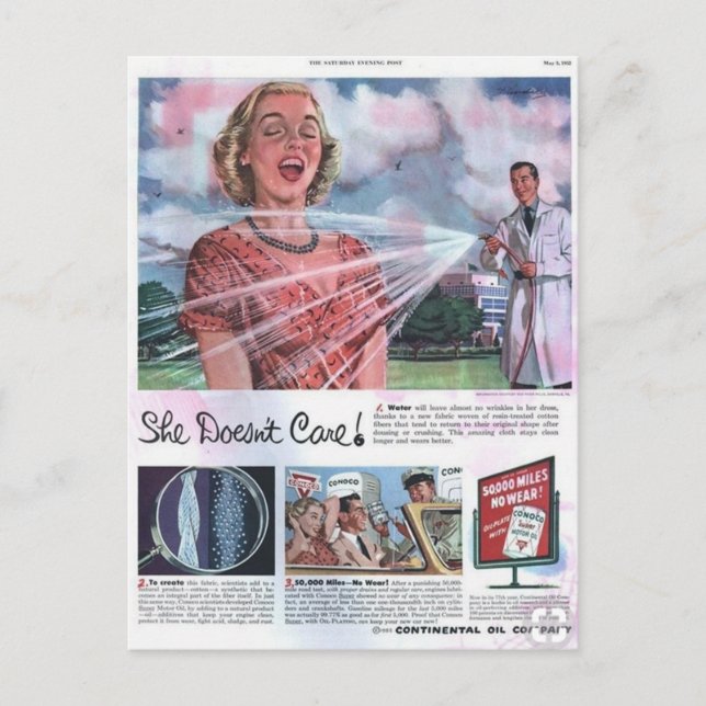 Cartão Postal Anúncio Ligeiramente Ofensivo De Tratamento De Tec (Frente)