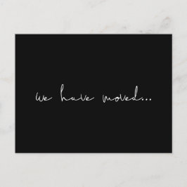 Cartão Postal Anúncio Móvel Minimalista