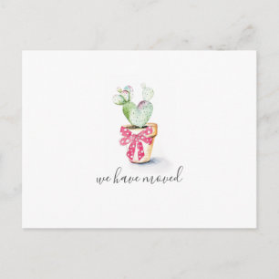 Cartão Postal Anúncio Movimentado de Novo Feriado Doméstico Cact