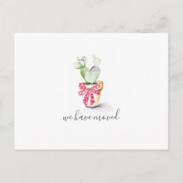 Cartão Postal Anúncio Movimentado de Novo Feriado Doméstico Cact