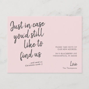 Cartão Postal Anúncio Movimentado Simples e Moderno, Rosa