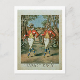 Cartão Postal Anúncio para os "Harley Brothers" (color li