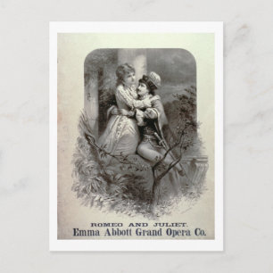 Cartão Postal Anúncio para "Romeu e Julieta", Starrando Emm