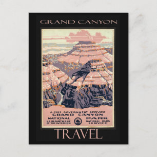 Cartão Postal Anúncio Viagem Grand Canyon