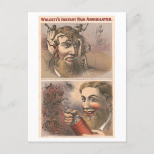 Cartão Postal Anúncio Vintage Bizarro para Wolcott Medicine