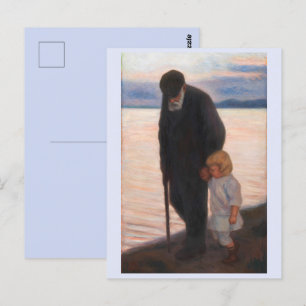 Cartão Postal Ao Entardecer, Hugo Simberg