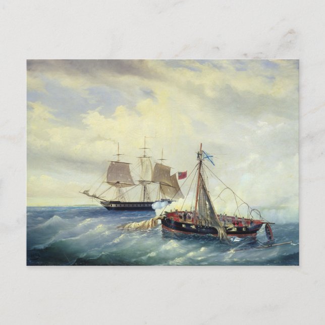 Cartão Postal Ao largo da costa da ilha Nargen (Frente)