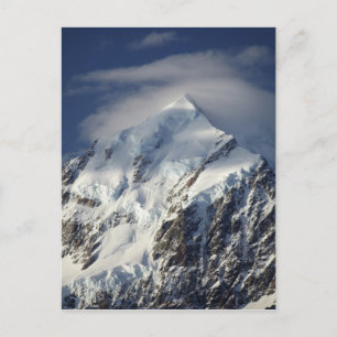 Cartão Postal Aoraki Monte Cook, Mackenzie Country, Sul
