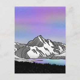 Cartão Postal Aoraki Monte Cook NZ