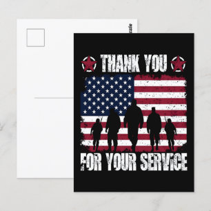 Cartão Postal Aos Que Serviram: Obrigado 2025