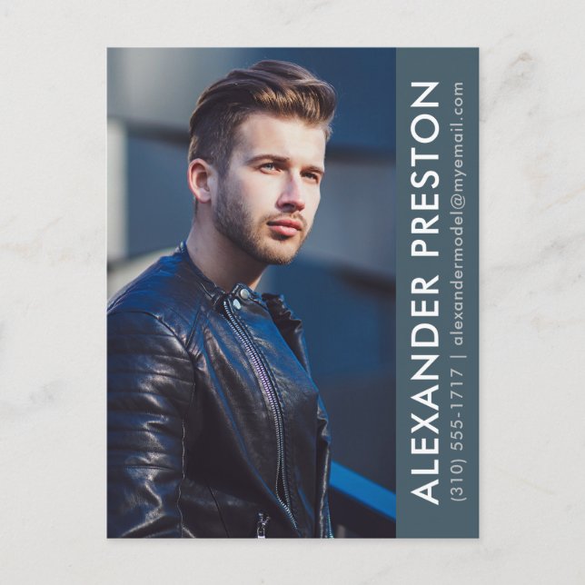 Cartão postal AP Azul de Cartão Comp Fotográfico d (Frente)