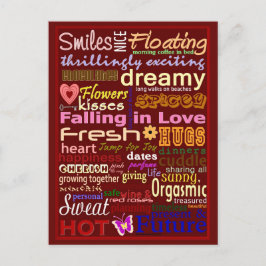 Cartão Postal Apaixonado | Cartão-postal Blue Beach™