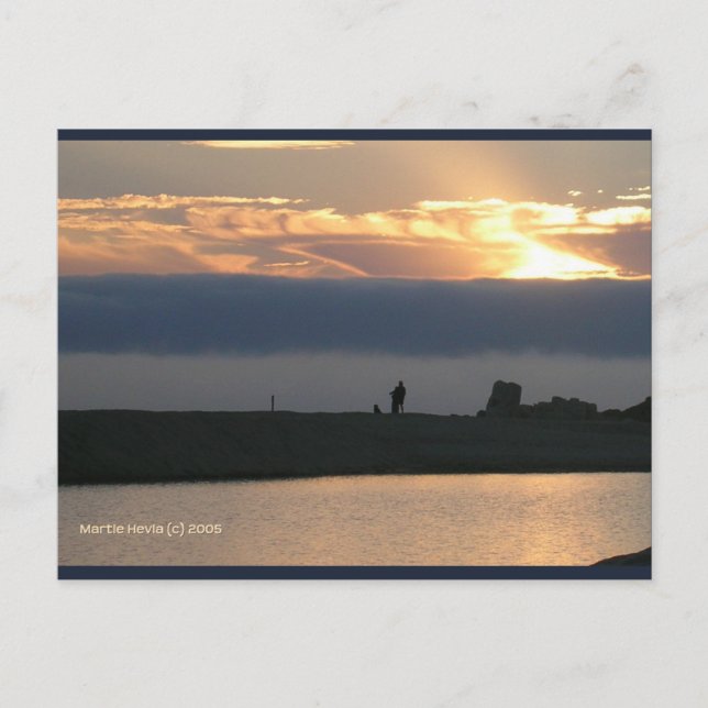 Cartão Postal Apaixonado Por Carmel | Cartão-postal Blue Beach™ (Frente)