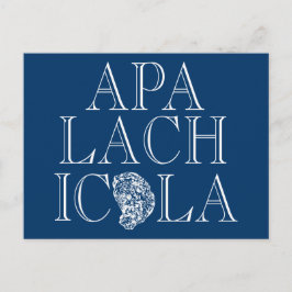 Cartão Postal Apalachicola Florida Oyster Design
