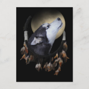 Cartão Postal Apanhador de sonhos e Rouco de olhos azuis