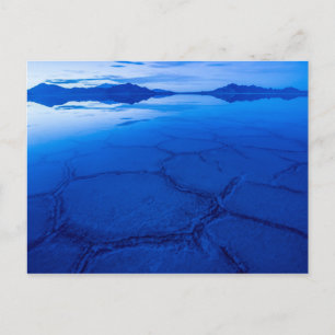 Cartão Postal Apartamentos De Sal Bonneville No Inverno - Utah