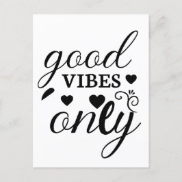 Cartão Postal Apenas boas vibrações
