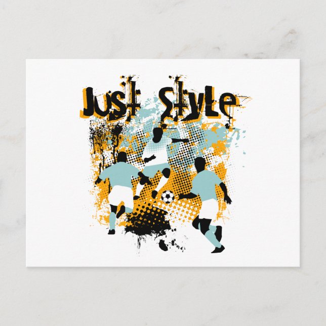 Cartão Postal Apenas Camisetas de futebol e presentes (Frente)