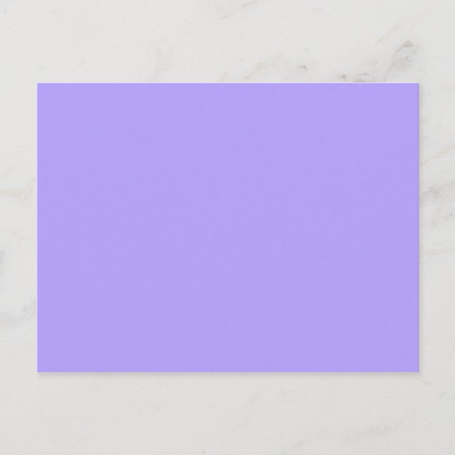 Cartão Postal APENAS COR - violeta claro (Frente)