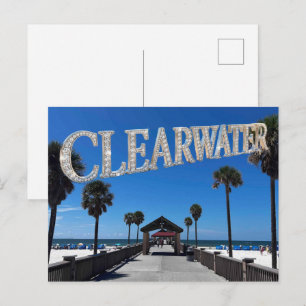 Cartão postal apenas de Clearwater Beach