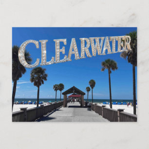 Cartão postal apenas de Clearwater Beach