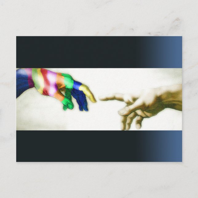 Cartão Postal Apenas diga Olá (Frente)